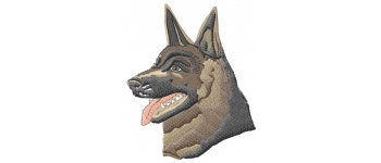 German Shepherd Dog - G - Dog Breeds - Embroidery Designs Download